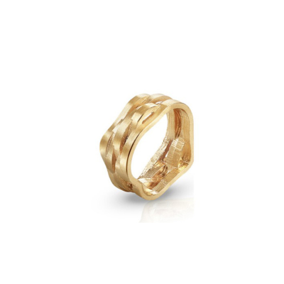 Mar | Anel Prata 925 Plaqueado a Ouro