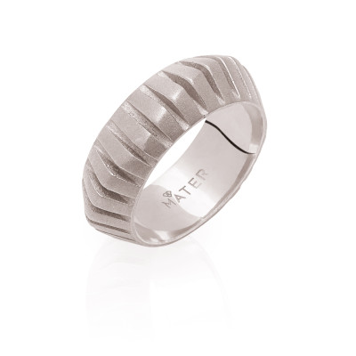 Roller-Coaster | Slim Ring Silver 925