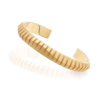 Roller-Coaster | Pulseira Prata 925 Plaqueada a Ouro