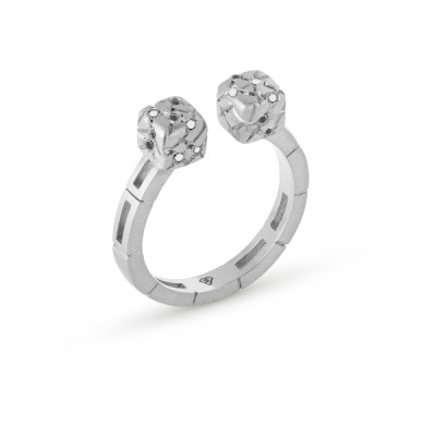 Calçada | Slim Ring Silver 925 12 CZ
