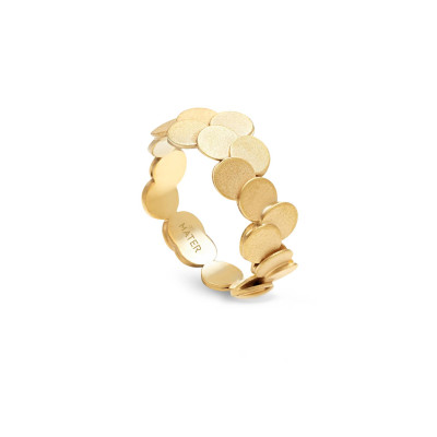 Scales | Ring Silver 925 Gold-Plated