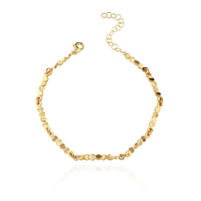 Ordem & Caos | Pulseira Prata 925 Plaqueada a Ouro