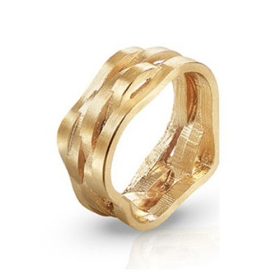 Mar | Anel Prata 925 Plaqueado a Ouro