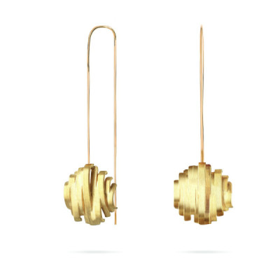 Mar | Brincos Prata 925 Plaqueados a Ouro