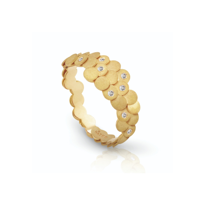 Gold Scales | Anel Ouro 19.2kt Ouro Amarelo e Diamantes