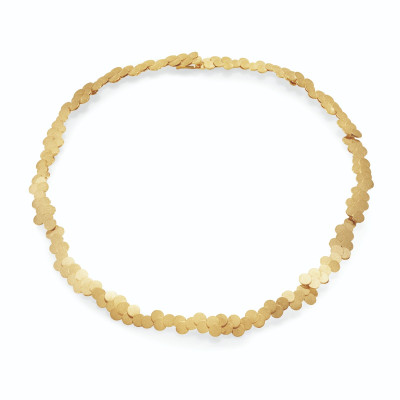 Scales | Circular Necklace Silver 925 Gold Plated