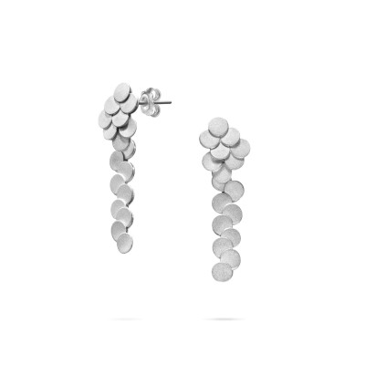 Scales | Long Earrings Silver 925