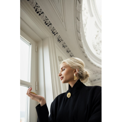 Scales | Brincos Bold Prata 925 Plaqueado a Ouro