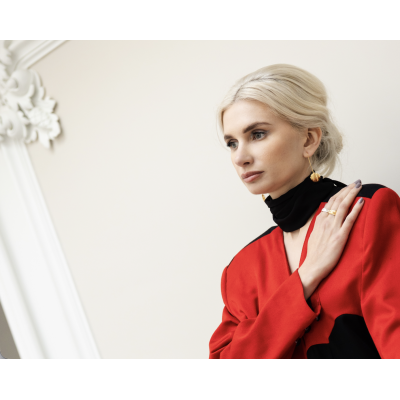 Mar | Anel Prata 925 Plaqueado a Ouro